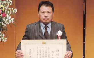 落合克宏さん（平成26年度建設マスター）